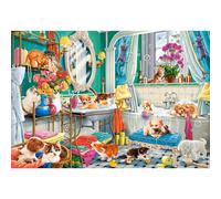 Puzzle 1500 pièces : Bain d'animaux fou