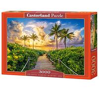 Castorland Puzzle 3000 pièces : Lever de Soleil coloré à Miami, USA