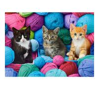 CASTORLAND Puzzle 300pc. Chatons dans le magasin de laine - Chatons en laine