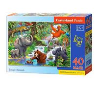 CASTORLAND Puzzle 40pc. Maxi Jungle Animals - Animaux de la jungle