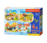 CASTORLAND Puzzle 4en1 Les Quatre Saisons - Les Quatre Saisons