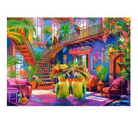 Castorland Puzzle 500 pièces - Papageien im Paradies, 33 x 47 cm