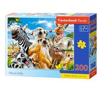 CASTORLAND Puzzle africain selfie 200 pièces