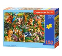 CASTORLAND Puzzle Amazing Animals 180 pièces