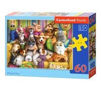 CASTORLAND Puzzle Animaux ludiques 60 pièces