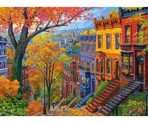 Castorland Puzzle Autumn City Hill - 3000 pièces de puzzle amusant