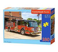 Castorland Scie sauteuse Fire engine 180 bits de Rouge