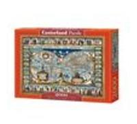Castorland puzzle Carte du monde 1639 2000 pièces multicolore G
