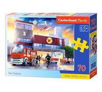 CASTORLAND Puzzle Caserne de pompiers 70 pièces