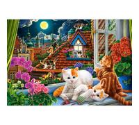 CASTORLAND Puzzle Chaton sur le toit 1500 pièces