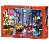 CASTORLAND Puzzle de 1000 pièces, Times Square, NY, New York, New York City Art, États-Unis, Taxi Jaune, Puzzle Adulte, Castorland C-103911-2