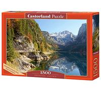 CASTORLAND Puzzle de 1500 pièces, Gosausee, Autriche, Puzzle idyllique, Vue sur la Montagne, Puzzle Adulte, Castorland C-152018-2