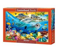 CASTORLAND Puzzle Delphine in den Tropen 1000 Teile