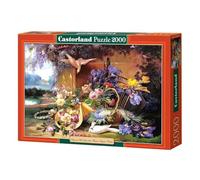 Puzzle GENERIQUE Castorland - puzzle 2000 pièces - vie élégante parmi les fleurs, eugène bidau