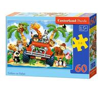 CASTORLAND Puzzle Goodies on safari 60 pièces
