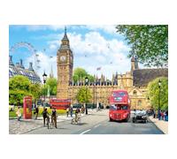 CASTORLAND Puzzle Hectic London Morning 1000 Teile