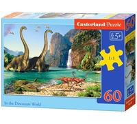 CASTORLAND Puzzle Le monde des dinosaures 60 pièces