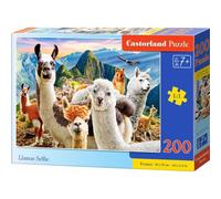 CASTORLAND Puzzle Llama Selfie 200 pièces