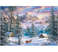 CASTORLAND Puzzle Noël dans les montagnes 1000 pièces