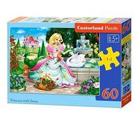 CASTORLAND Puzzle Princesse au cygne 60 pièces