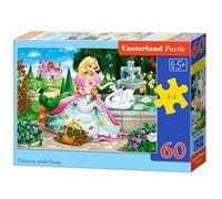 Castorland puzzle Princesse avec Cygne 60 pièces Multicolore G