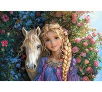 Castorland Puzzle Princesse Cheval 1500 Pièces Puzzle Jouet