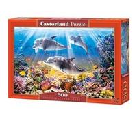 Castorland Puzzle B-52547 – Dauphins sous l'eau – 500 pièces