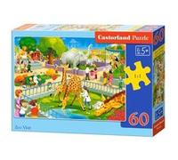 Castorland Puzzle 60 pièces «Zoo Visit» 320×230 mm - Dès 5 ans, enfants