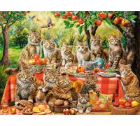 Castorland Puzzle réunion de famille de chats - Puzzle de 3000 pièces