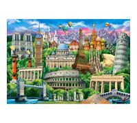 CASTORLAND Puzzle Symboles célèbres 1000 pièces