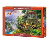 CASTORLAND Puzzle Vallée des dinosaures 500 pièces