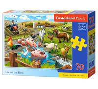 CASTORLAND Puzzle Vie à la ferme 70 pièces