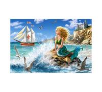 Castorland Puzzles La Petite Sirène Trains Concentration Convient aux 6 ans et p