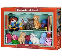 Castorland Scie sauteuse 500 pièces - Étagères pour Chatons