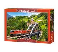 Castorland Scie sauteuse Train on the bridge 500 pièces Multicolore G