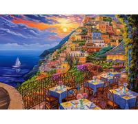 Castorland Soirée romantique à Positano - Pièces