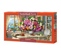 Castorland Summer Flowers and Cup of Tea 4000 pcs Jeu de puzzle 4000 pièces Art