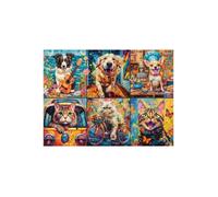 CASTORLAND Puzzle de 2000 pièces, Choisissez Votre Animal de Compagnie, Puzzle Animal, Puzzle Adulte, Castorland