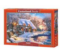 Castorland Puzzle CSB53278 Cottage en hiver 500 pièces