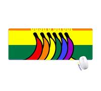 castro street tapis de souris large cousues bords mat étendu game bureau