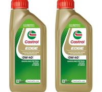 CASTROL EDGE 0W-40, Huile Moteur, 1L (Lot de 2)