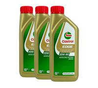 CASTROL Edge 10W-60 Huile Moteur PKW W 501 01, 3x1 Litres