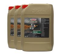 CASTROL Edge 10W-60 Huile Moteur PKW W 501 01, 3x20 Litres