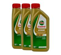 CASTROL Edge 5W-30 A5/B5 Huile Moteur PKW Ford WSS-M2C913-C, 3x1 Litres