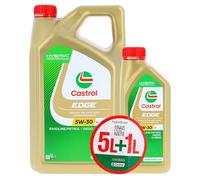 CASTROL EDGE 5W-30 LL, Huile Moteur, 5+1L