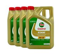Castrol edge 5W-30 Ll Pkw-Motorenöl BMW Longlife-04 VW 504 00 Acea C3, 4x4 Litre