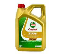 Castrol Huile moteur EDGE 5W-40 Titanium FST ACEA C3 API SN/CF 4 L (15F7D6)