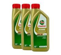 Castrol edge Fluid Titane 0W-30 A3/B4 Pkw-Motorenöl VW 50200, 50500, 3x1 Litre