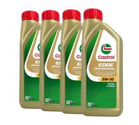 CASTROL Edge Professional Fluid Titanium C1 5W-30 Huile Moteur ACEA C1, 4x1 L