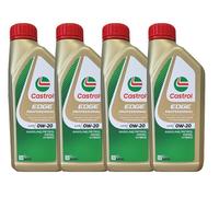 Castrol Edge Professional Ll IV Fe 0W-20 4x1 Litre VW 50800 VW 50900 C20 Huile